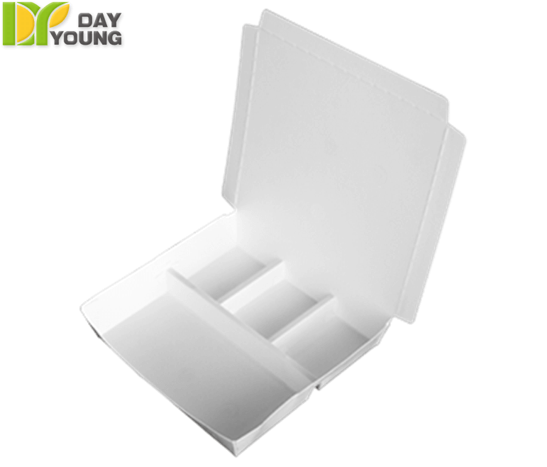 Disposable Food Storage Containers | Horizontal Divide Box 402P｜Disposable Cups Manufacturer and Supplier - Day Young, Taiwan